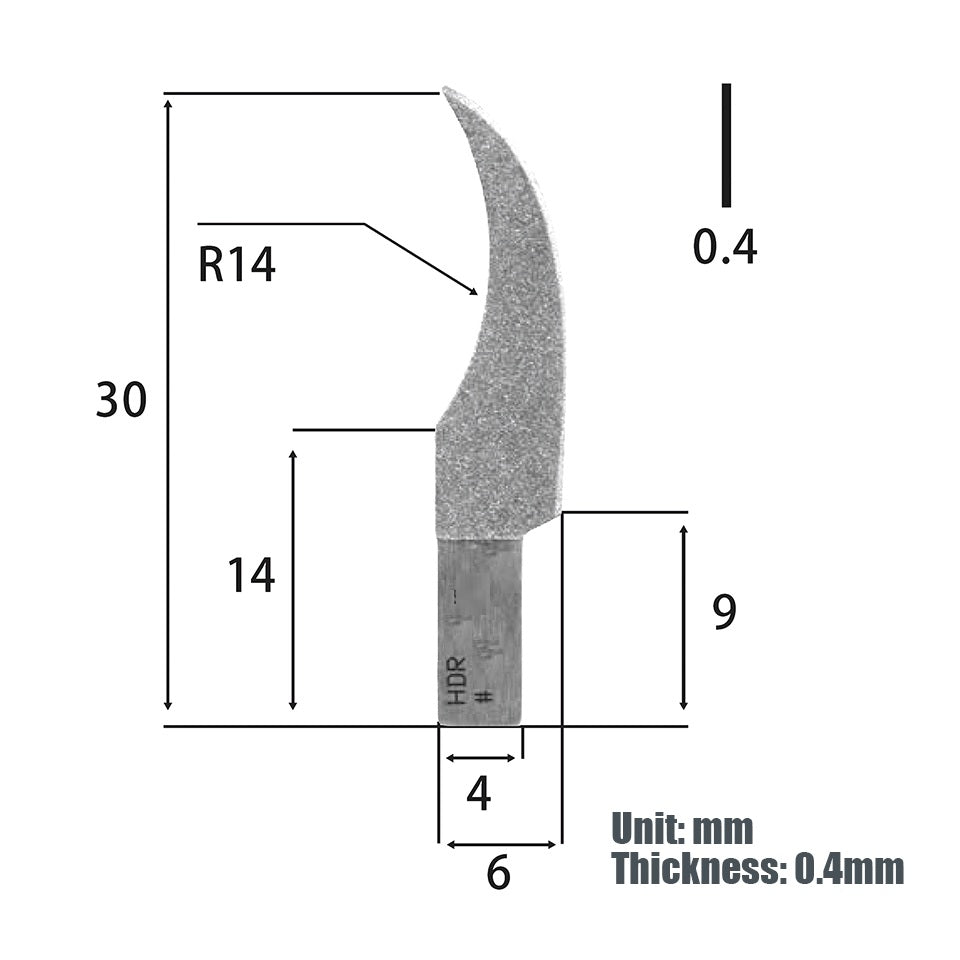 HDR6320E Dia Finish PRO Replacement Blade #200