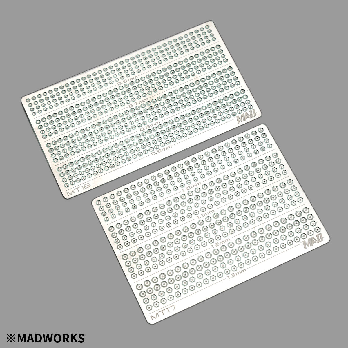 MT-17 NUTS AND BOLTS PHOTO-ETCHED 1.0-1.3MM