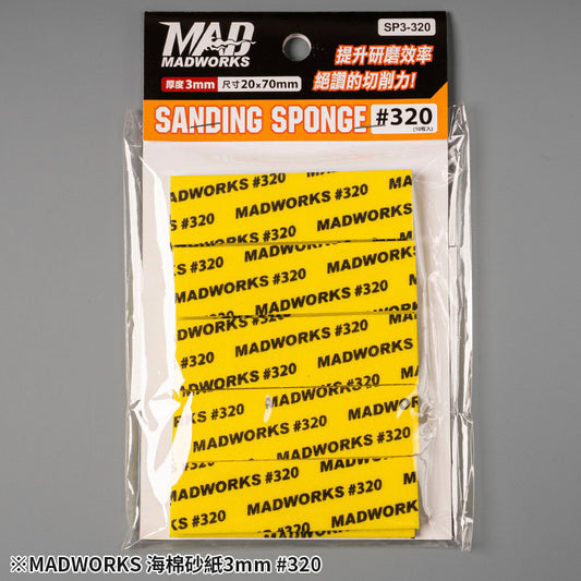 SP3-320 3mm Sanding Sponges (10pc)