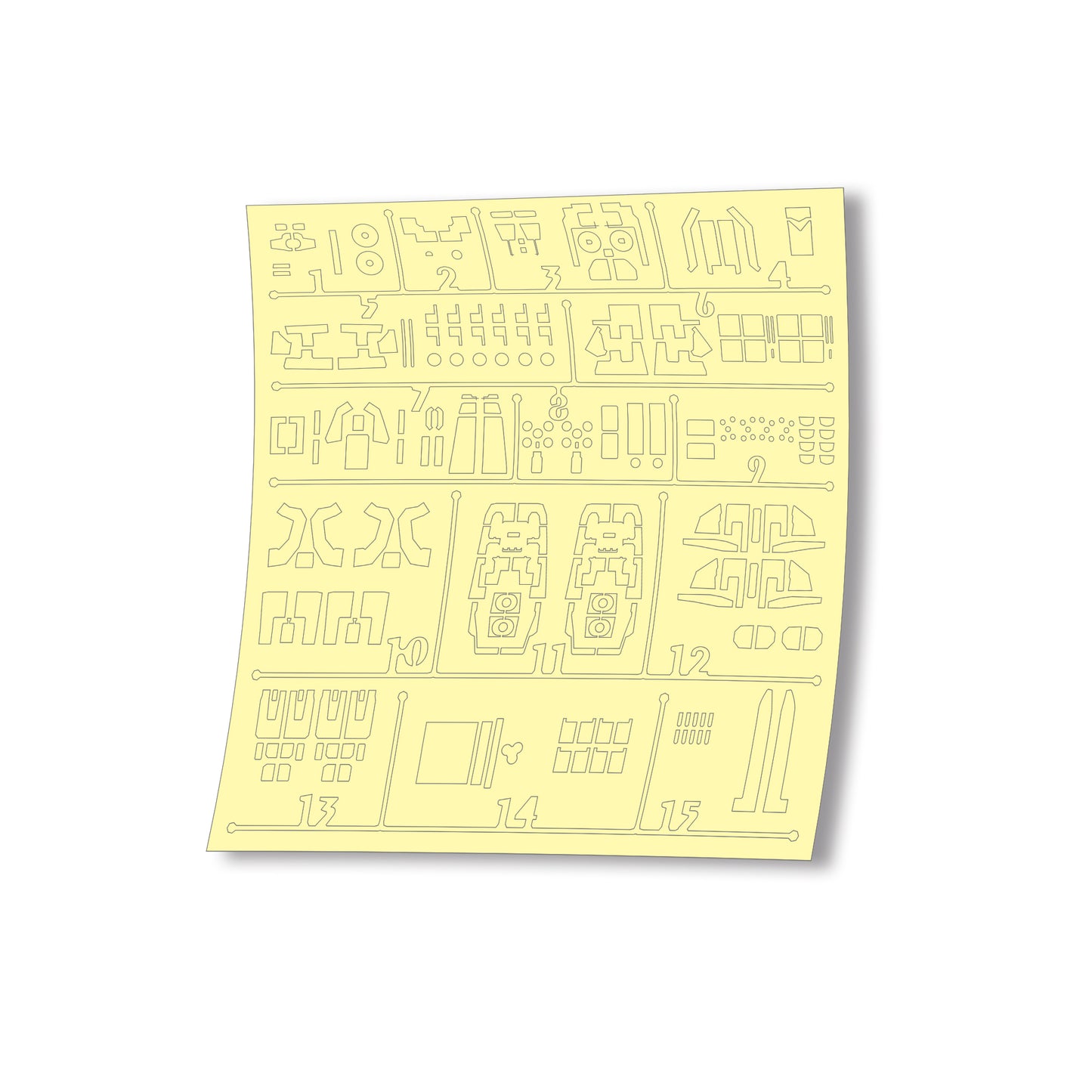 NPC-022 PRECUT MASKING SHEET FOR BANDAI HG GM SPARTAN