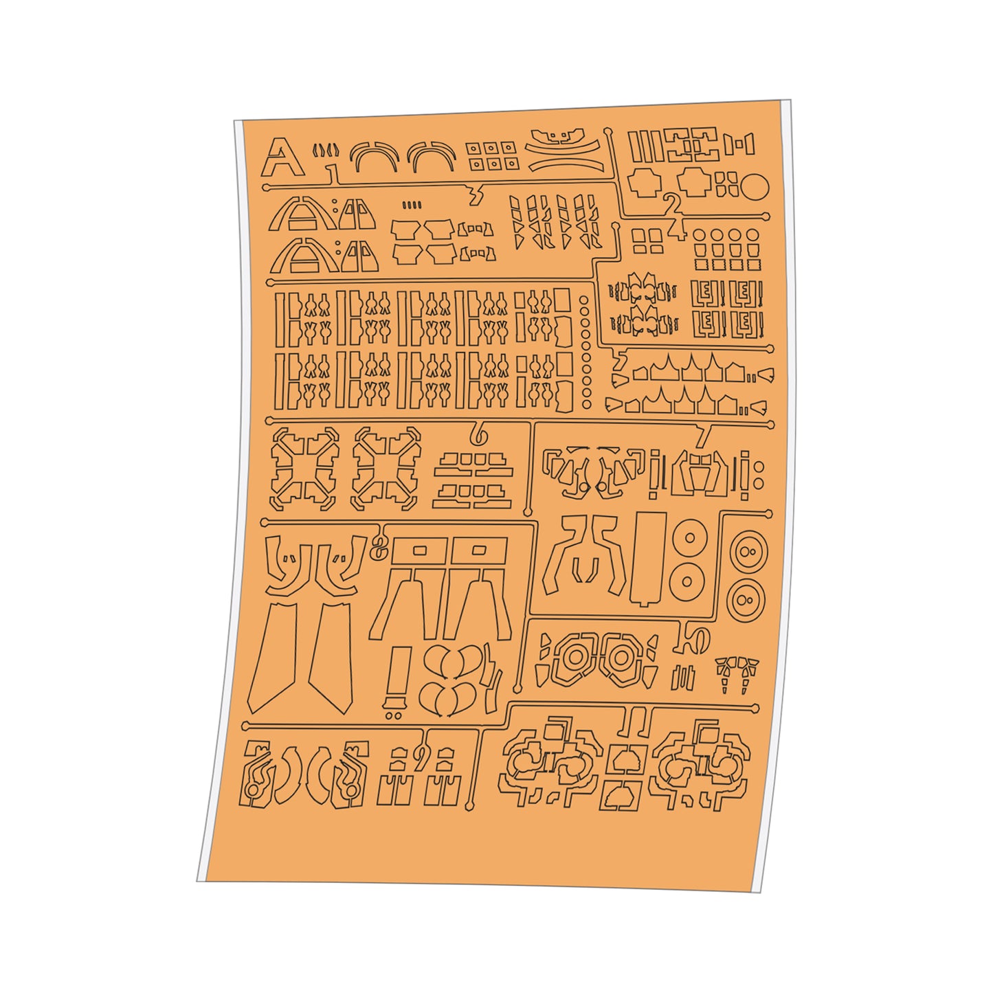 NPC-023 PRECUT MASKING SHEET FOR BANDAI RG ZEONG