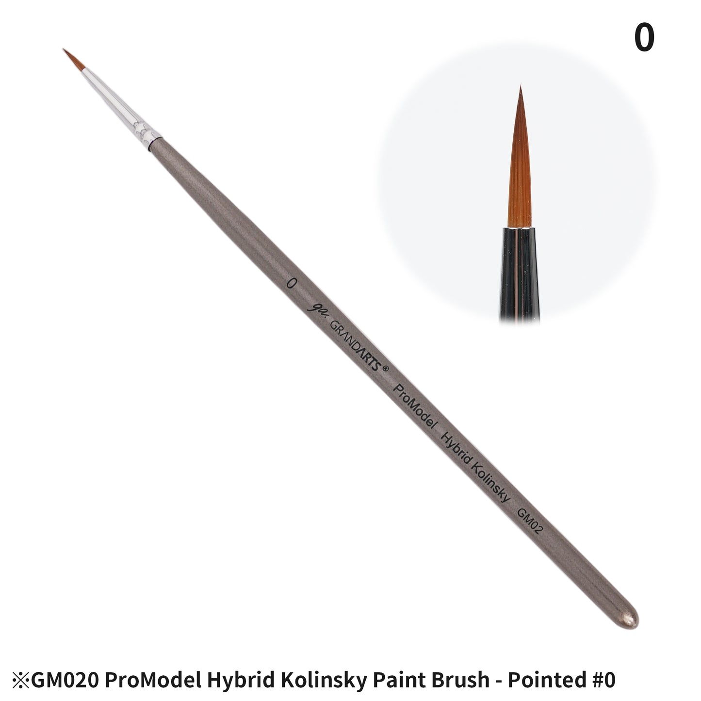 GM-02 GRANDARTSxMADWORKS HYBRID KOLINSKY PAINT BRUSHES (5PC SET)