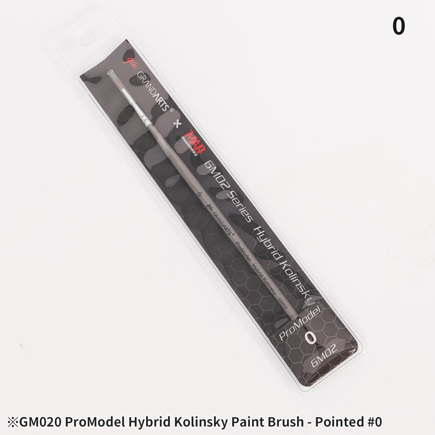 GM-02 GRANDARTSxMADWORKS HYBRID KOLINSKY PAINT BRUSHES (5PC SET)