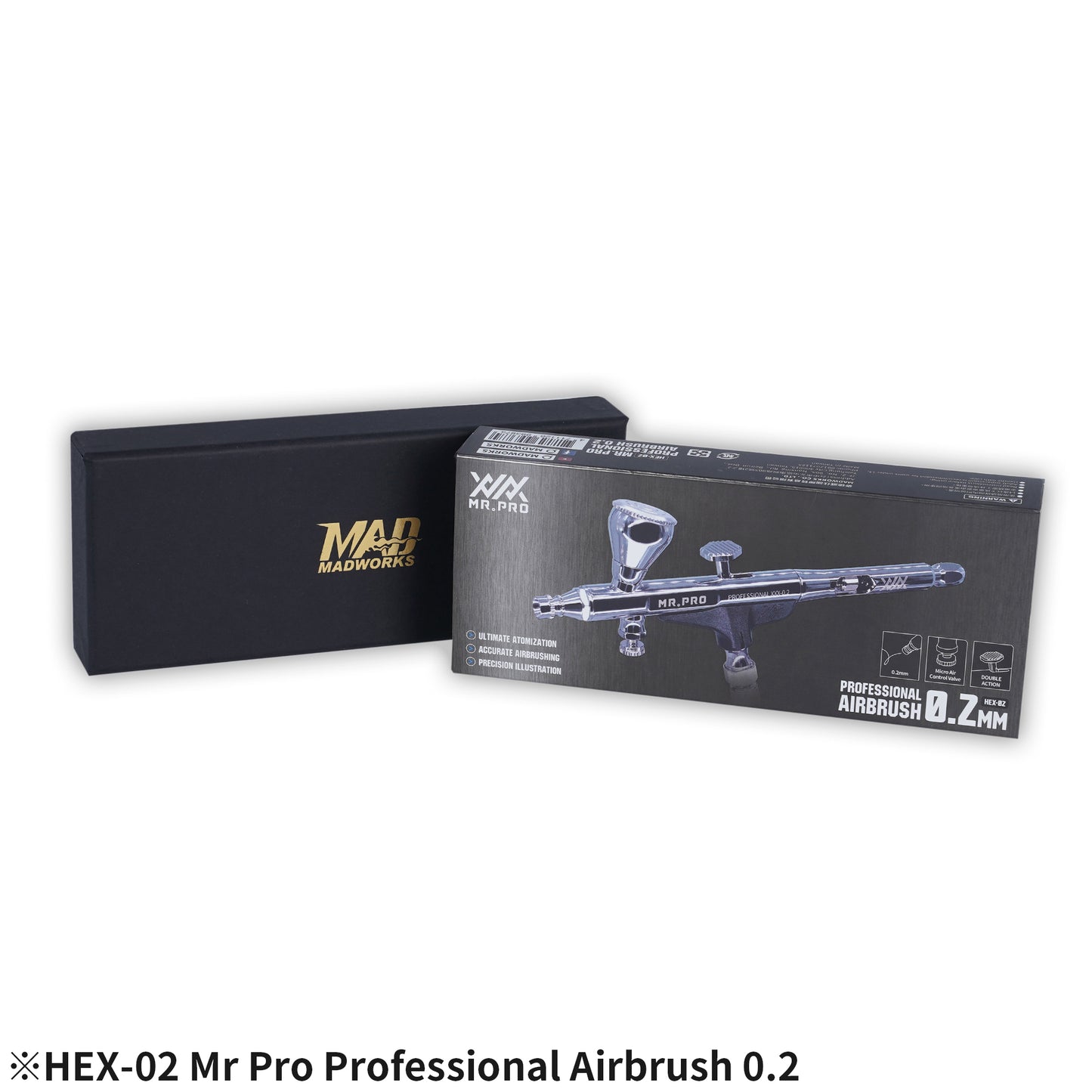 HEX-02 XXX 0.2mm Airbrush