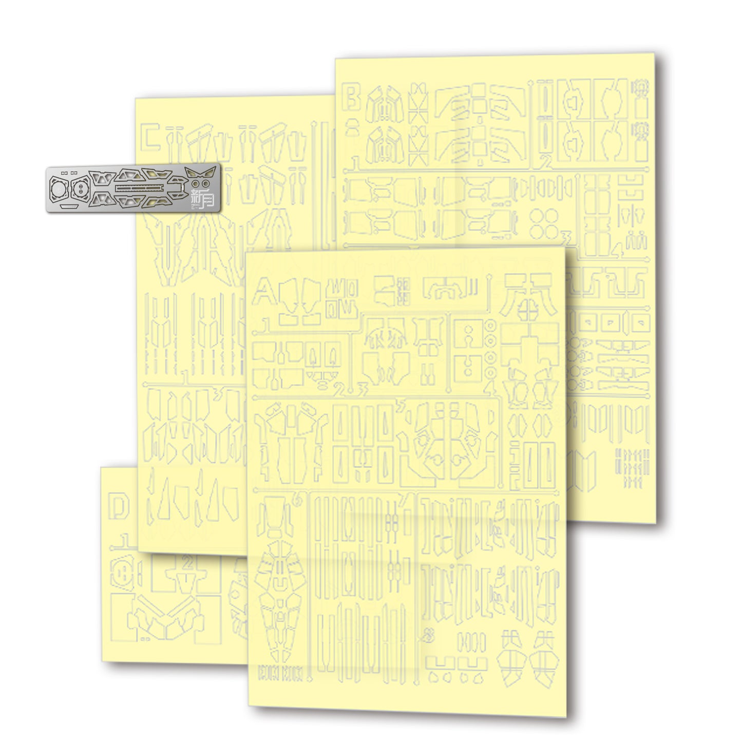 NPC-016 PRECUT MASKING SHEET FOR BANDAI MG FREEDOM VER 2.0