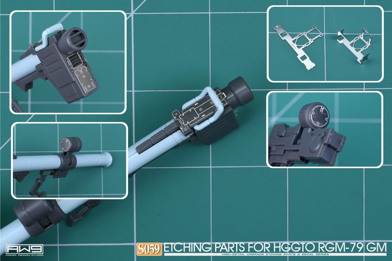 Madworks S059 Etching Parts for HG 1/144 RGM-79 GM