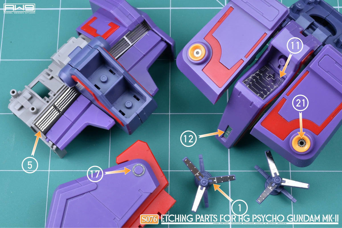 S076 FOR HG PSYCHO GUNDAM MK-II