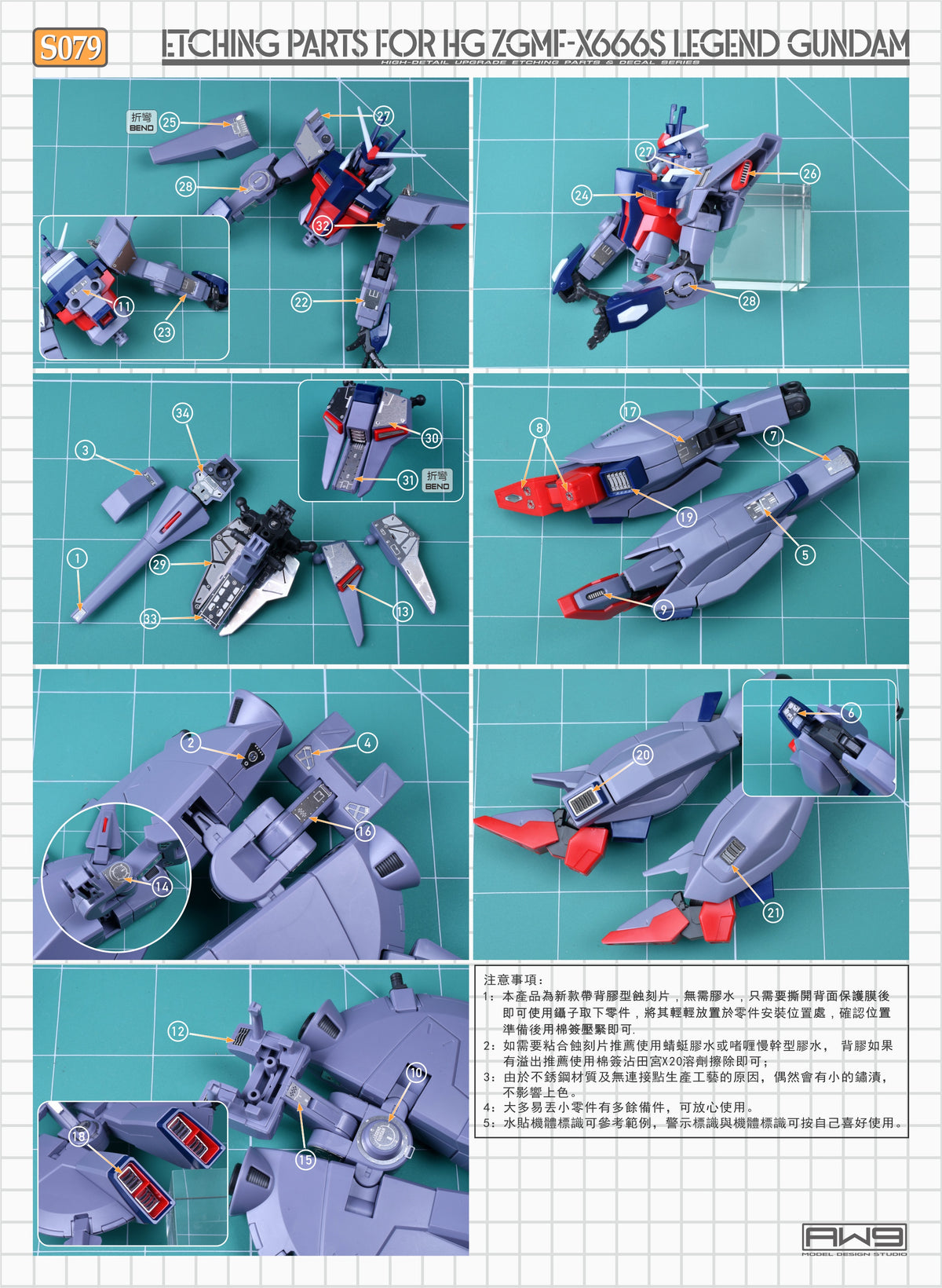 S079 for HG Legend Gundam