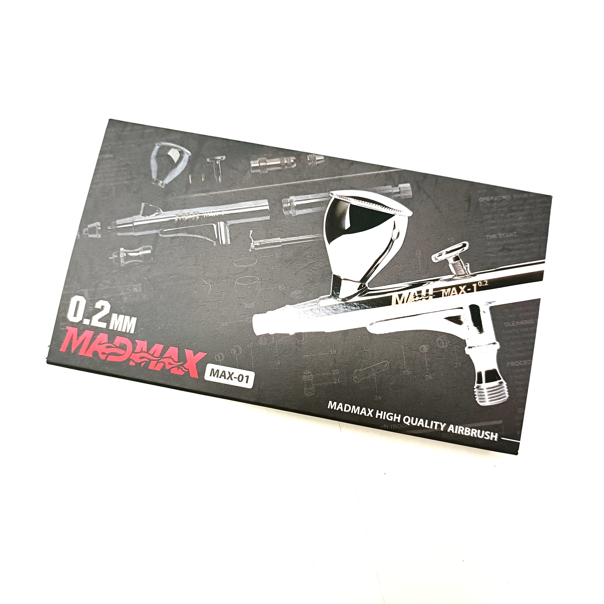 Madworks MAX-1 High Quality Double Action Airbrush 0.2mm